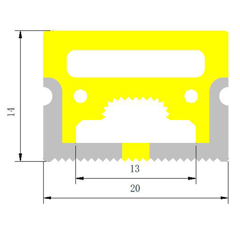 Silicone LED Channel Diffuser 180° Large Beam Angle Top Emitting 20*14mm Silicone LED Channel Diffuser 180° Large Beam Angle Top Emitting 20*14mm